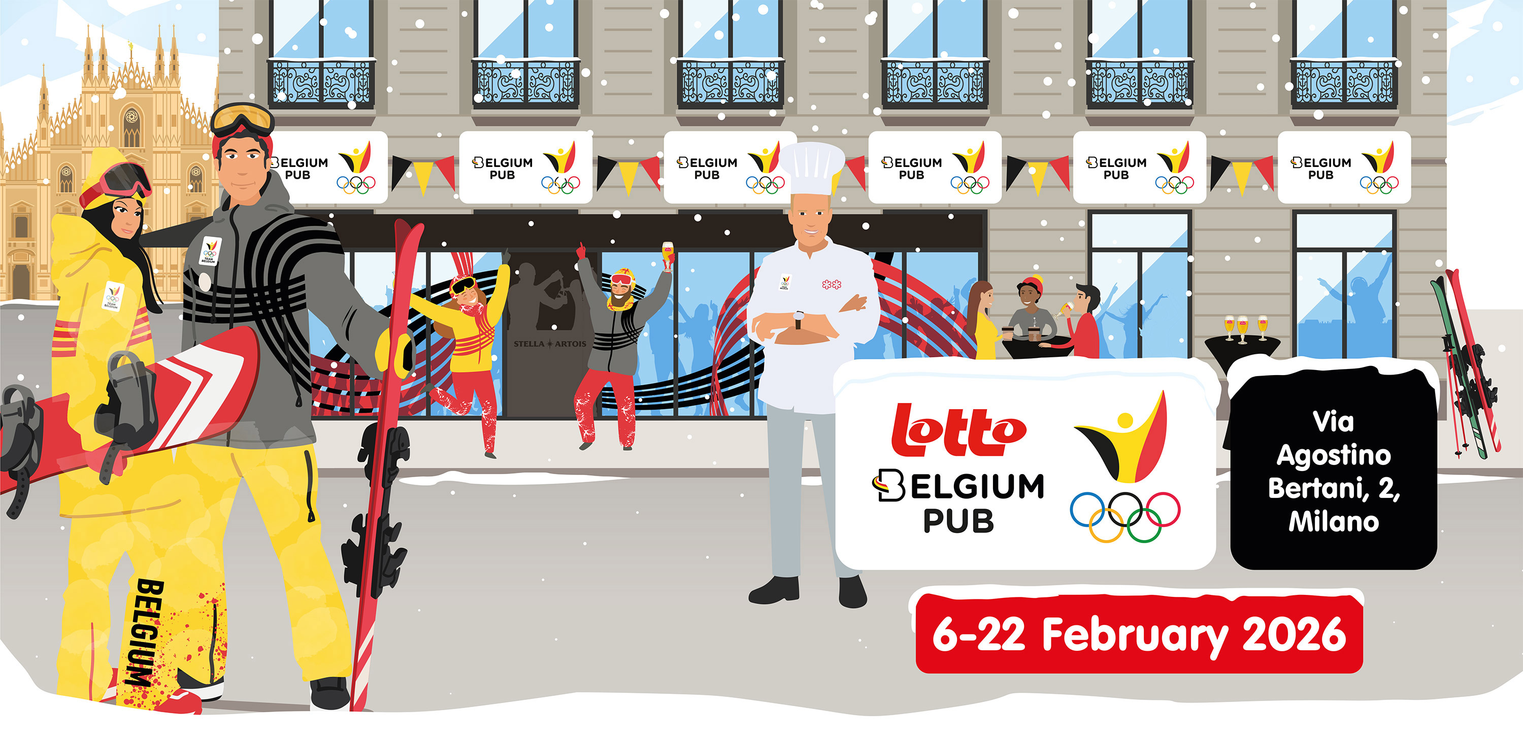 Poster Lotto Belgium Pub